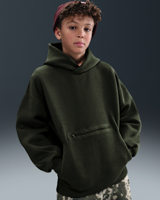 Детское худи Nike Sportswear Tech Fleece Big Kids' (Boys') Oversized Pullover Hoodie