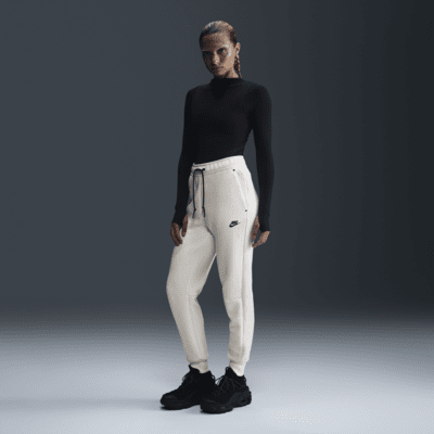 Nike Sportswear Tech Fleece joggingbroek met halfhoge taille voor dames