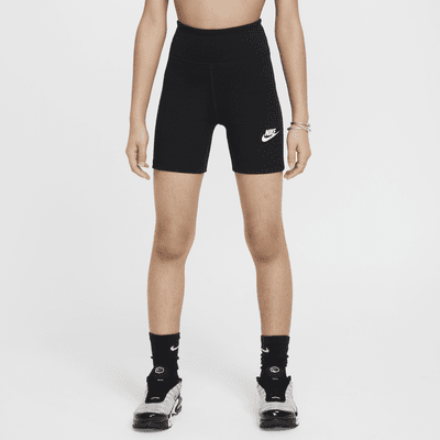 Nike Sportswear Classic bikershorts met hoge taille voor meisjes (13 cm)