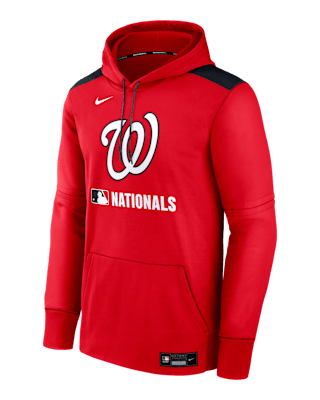 Мужское худи Washington Nationals Authentic Collection Nike Therma MLB Pullover Hoodie