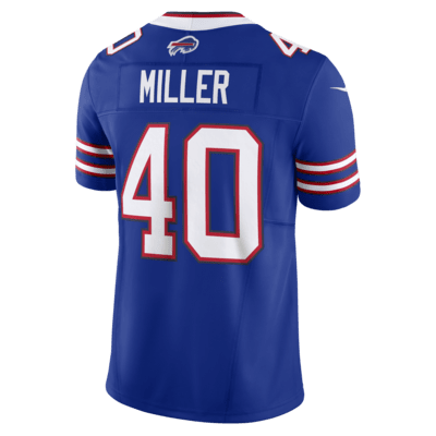 Jersey de fútbol americano Nike Dri-FIT NFL Limited para hombre Von Miller Buffalo Bills