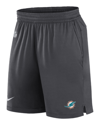 NFL MIAMI DOLPHINS AMERICAN FOOTBALL SHORTS NIKE SIZE L ADULT BLUE