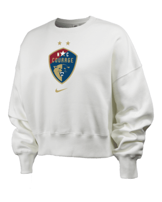 Женский свитшот North Carolina Courage Phoenix Fleece Nike NWSL Crew-Neck