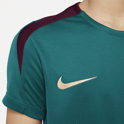 Camisola de futebol de malha de manga curta Nike Dri-FIT Strike Paris Saint-Germain Júnior