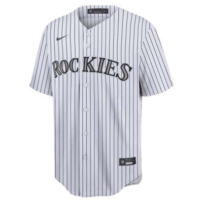 مقهى انترنت MLB Colorado Rockies (Charlie Blackmon) Men's Replica Baseball Jersey مقهى انترنت