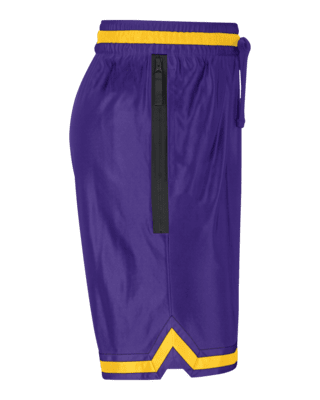 Nike WMNS NBA Los Angeles Lakers Courtside Shorts Yellow