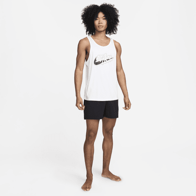 Camiseta de tirantes para hombre Nike Swim Scribble