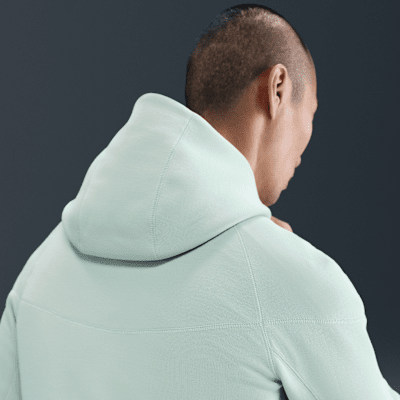 Inter Milan Tech Windrunner Nike Soccer hosszú cipzáras, kapucnis férfipulóver