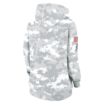 Sudadera con gorro sin cierre Nike de la NFL para mujer Dallas Cowboys Salute to Service Primary Edge Club