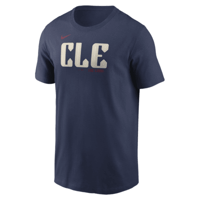 Playera Nike de la MLB para hombre Shane Bieber Cleveland Guardians City Connect Fuse