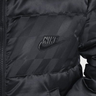 Nike Little Kids' Jacquard Hazard Stripe Puffer Jacket