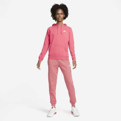 pink nike hoodie and sweatpants