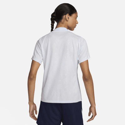 Maglia da calcio pre-partita Nike Dri-FIT FFF Academy Pro da donna – Away