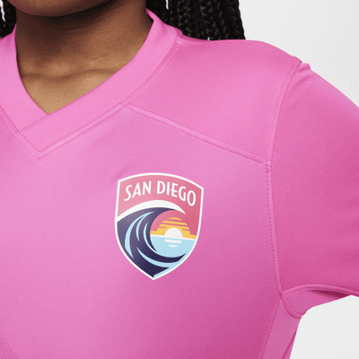 San Diego Wave FC 2024 Stadium Secondary Big Kids' Nike Dri-FIT NWSL Replica Jersey