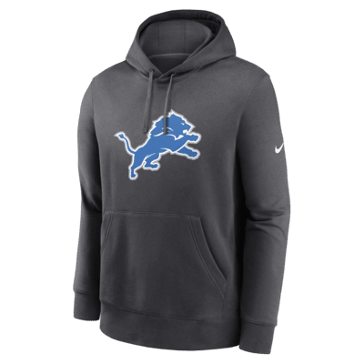 Detroit Lions Club Logo Men's Nike NFL Pullover Hoodie