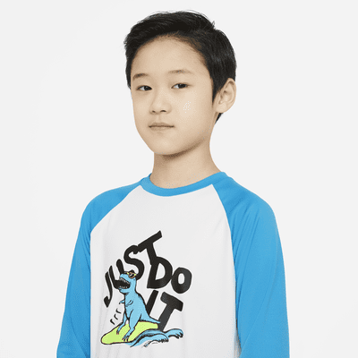 Nike JDI Big Kids' (Boys') Long-Sleeve Hydroguard Swim Shirt