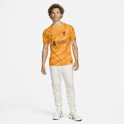 Jersey de fútbol de manga corta Nike Dri-FIT Liverpool FC de portero 2023/24 Stadium para hombre