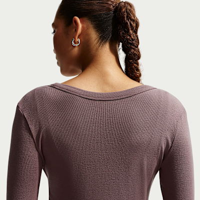 Nike Sportswear Chill Knit Women's Tight Long-Sleeve Midi Mini-Rib Dress