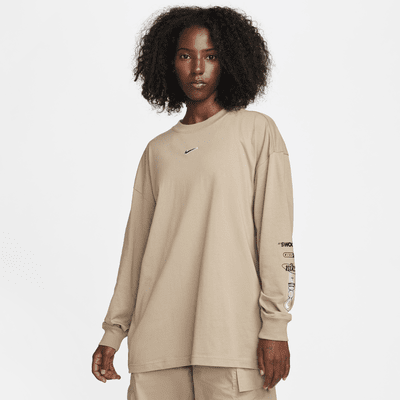 Nike Sportswear Women's Long-Sleeve T-Shirt. Nike UK