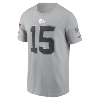 Patrick Mahomes Kansas City Chiefs Salute to Service Men's Nike NFL T-Shirt