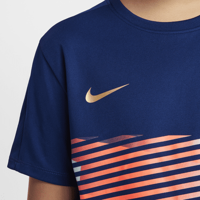 CR7 Academy23 voetbaltop met Dri-FIT voor kids