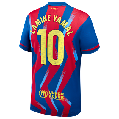 Jersey de fútbol Nike Dri-FIT del Barcelona complementario 2025/26 Stadium Lamine Yamal para hombre
