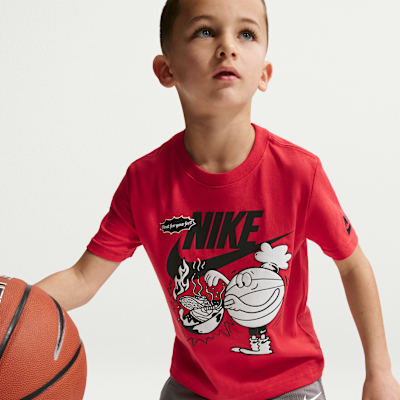Nike Little Kids' "Heat For Your Feet" Graphic T-Shirt