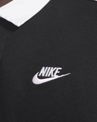 Nike Club Fleece Men's Brushed-Back Long-Sleeve Polo