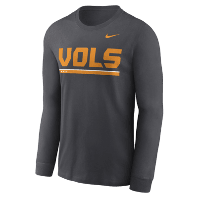 Tennessee Volunteers Volunteer State Smokey Grey Logo Men's Nike College Long-Sleeve T-Shirt