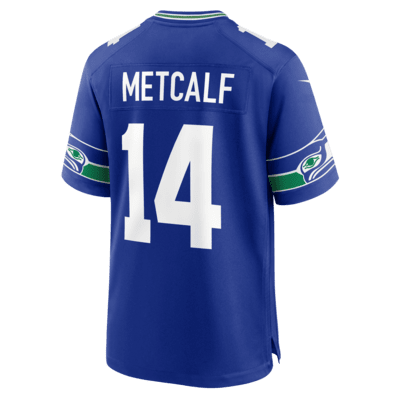 Jersey de fútbol americano Nike de la NFL Game para hombre DK Metcalf Seattle Seahawks