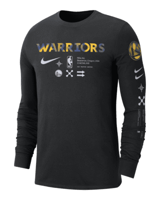 Мужская футболка Golden State Warriors Nike NBA Long-Sleeve