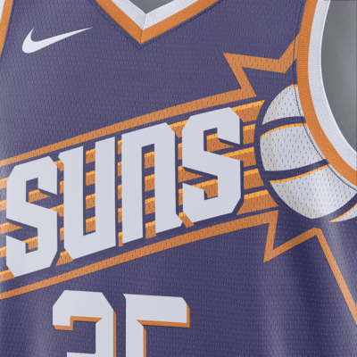 Phoenix Suns 2023/24 Icon Edition Nike Dri-FIT NBA Swingman Jersey - Purple