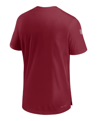 Nike Men's Dri-Fit Sideline Coach (NFL Arizona Cardinals) Top in Red, Size: 2XL | 00M06ED9C-0BJ