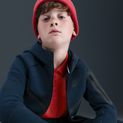 Felpa con cappuccio e zip a tutta lunghezza Nike Sportswear Tech Fleece - Ragazzo/a