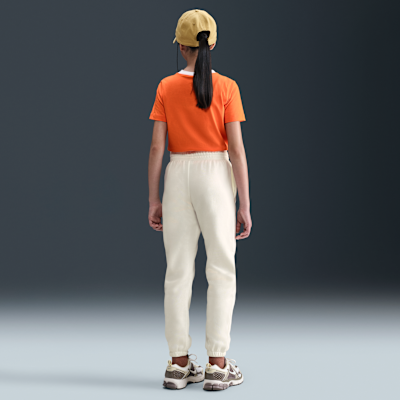 Dzianinowe spodnie o kroju oversize dla dużych dzieci (dziewcząt) Nike Sportswear