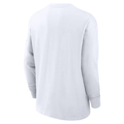 Playera de manga larga universitaria Nike para hombre Texas Longhorns Legacy Max90 Pocket