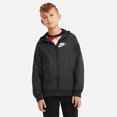 nike fleece lined jacket boys