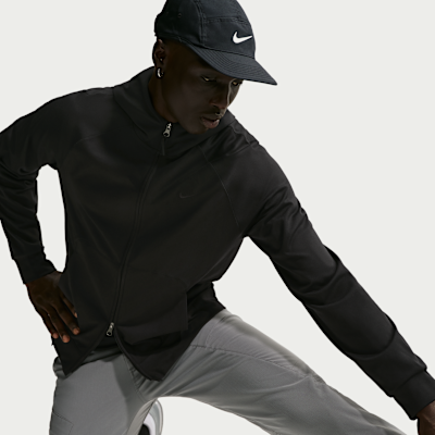 Nike Primary NanoKnit Dri-FIT UV Korumalı Tam Boy Fermuarlı Kapüşonlu Erkek Performans Üstü