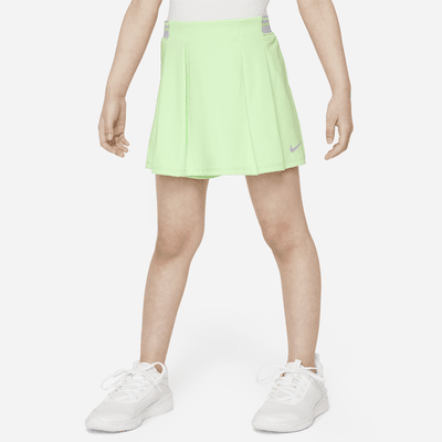 Set skort para niñas talla pequeña Nike Dri-FIT Prep in Your Step