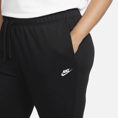 Joggers de tiro medio para mujer Nike Sportswear Club Fleece (talla grande)