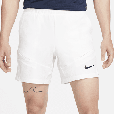 กางเกงเทนนิสขาสั้น 7 นิ้วผู้ชาย Dri-FIT NikeCourt Advantage