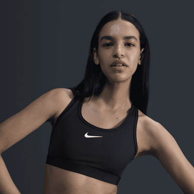 Brassière de sport rembourrée Nike Swoosh Medium Support pour femme