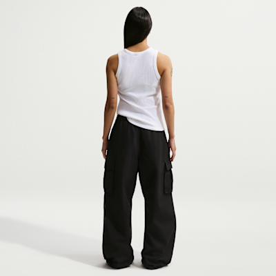 Playera de tirantes de tela de canalé ajustada para mujer Nike Sportswear