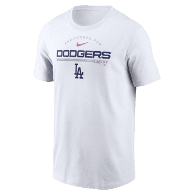 NIKE Dodgers Coop Logo Tee Camiseta Fitness Hombre con Estampado Grande  N199-4EW-LOD-GDO Azul