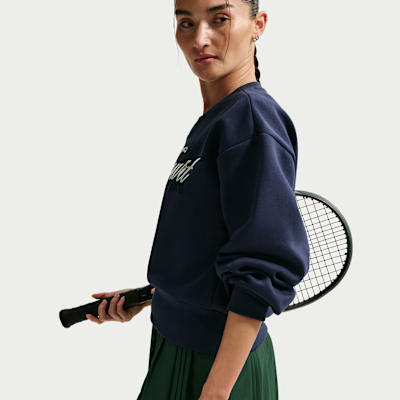 Koszulka damska do tenisa z półokrągłym dekoltem NikeCourt Collection