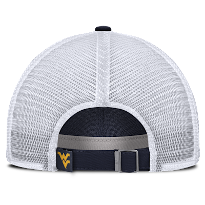 West Virginia On-Field Club Gameday Men's Nike College Trucker Adjustable Hat