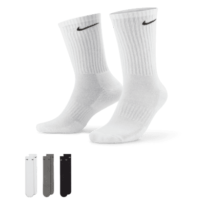 Everyday Cushioned Calcetines largos de (3 pares). Nike