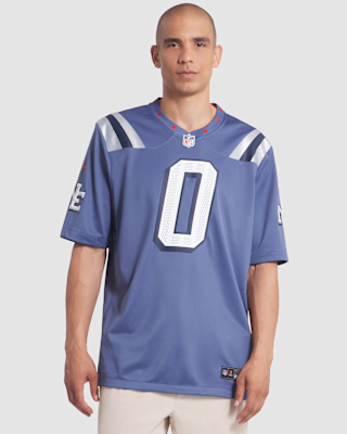Мужские джерси Christian Gonzalez New England Patriots Rivalries Collection Men’s Nike NFL Game Jersey