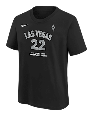 Детская футболка A'Ja Wilson Las Vegas Aces Explorer Edition Big Kids' Nike WNBA