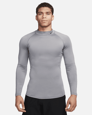 Мужские  Nike Pro Dri-FIT Fitness Mock-Neck Long-Sleeve Top для тренировок